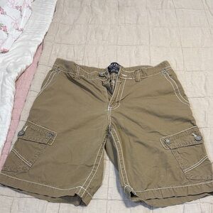 Salvage Men's Khaki Cargo Shorts